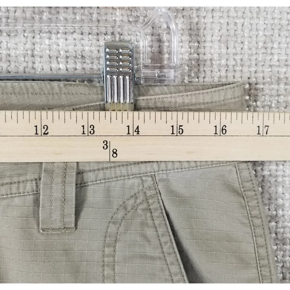 The North Face Capri Hiking Pants Roll Cuff 100% Cotton Women's 8 Beige - Picture 5 of 12